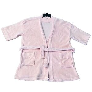 Women's Blue Star Pink Soft Comfy Fleece Robe OSFM